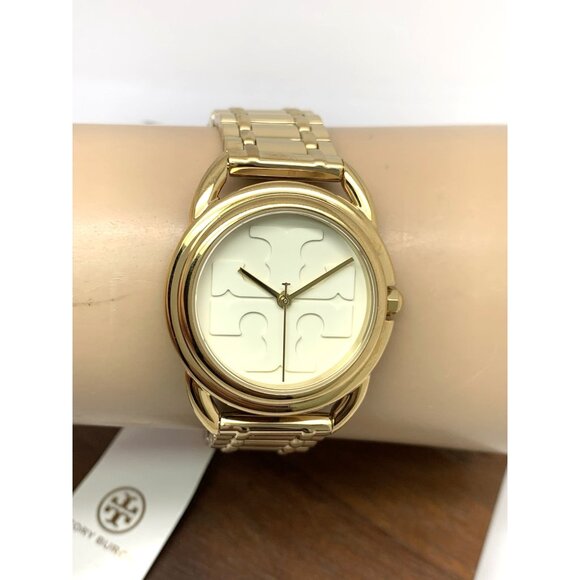 Tory Burch Women\'s Watch TBW7220 Miller Quartz Cream Dial Gold Stainless Steel main image 4